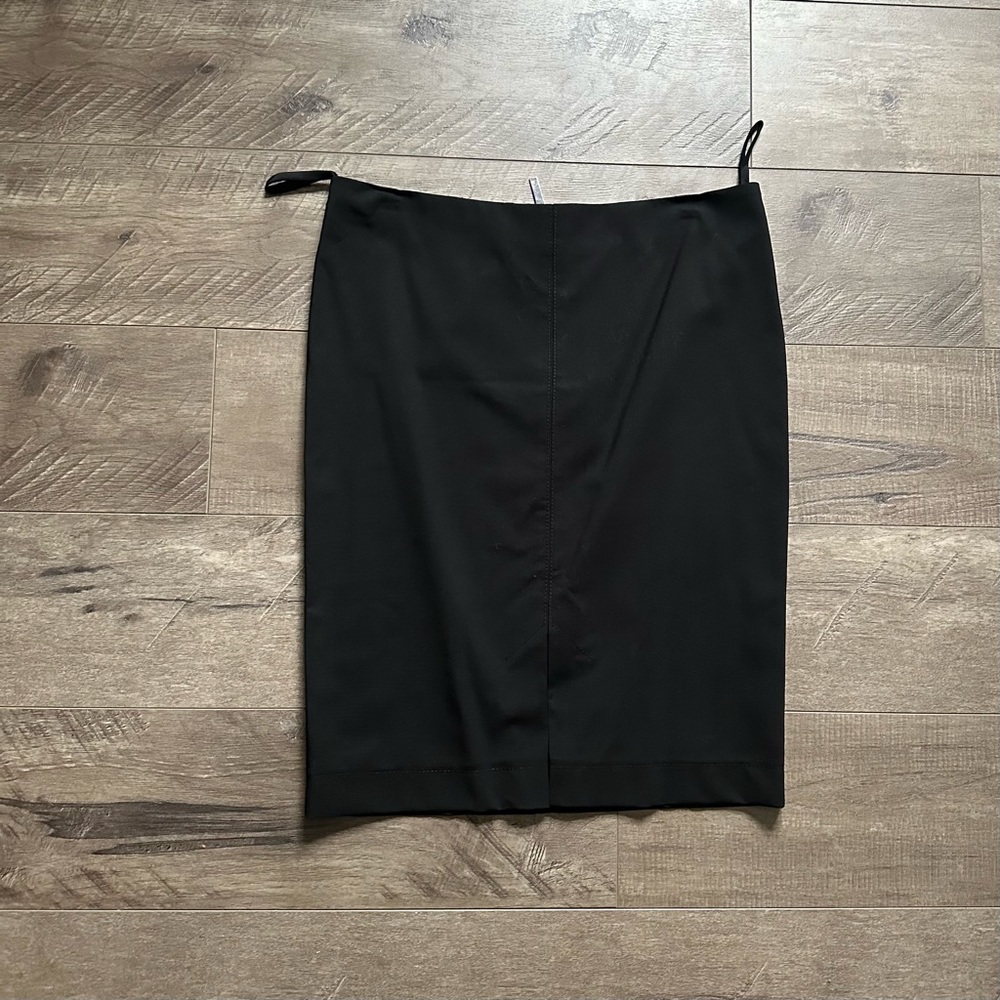The Row Virgin Wool Pencil Skirt Black 6 NWOT